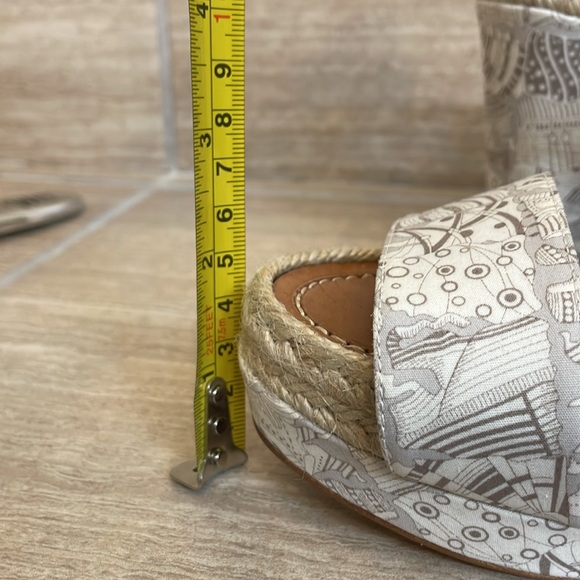 MALOLES Women’s Size 5.5/36 Wedge Espadrilles Beige Taupe Made in Spain - Picture 11 of 13